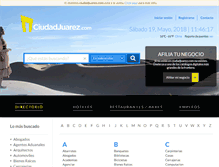 Tablet Screenshot of ciudadjuarez.com